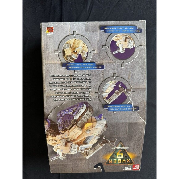 NIB Half Back Battle Tank Saban's Xyber 9 New Dawn Bandai 1999 Miniature Figure - Picture 4 of 9